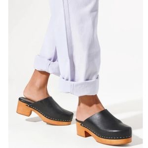 CHARLOTTE STONE MARTINO WOODEN CLOGS